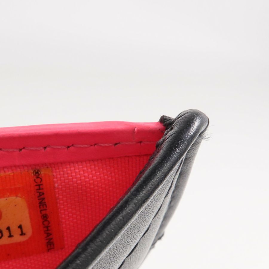 CHANEL 牛皮皮革Cambon Wallet銀扣長錢包-19