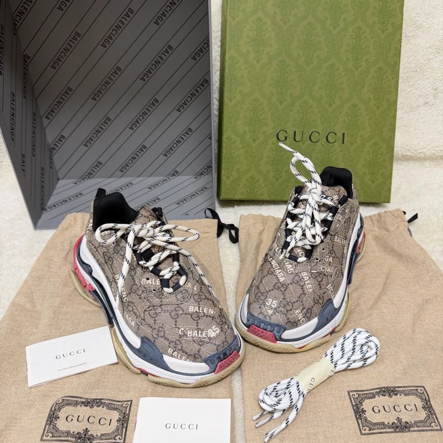 Gucci x Balenciaga 聯名 老爹鞋 23號-0