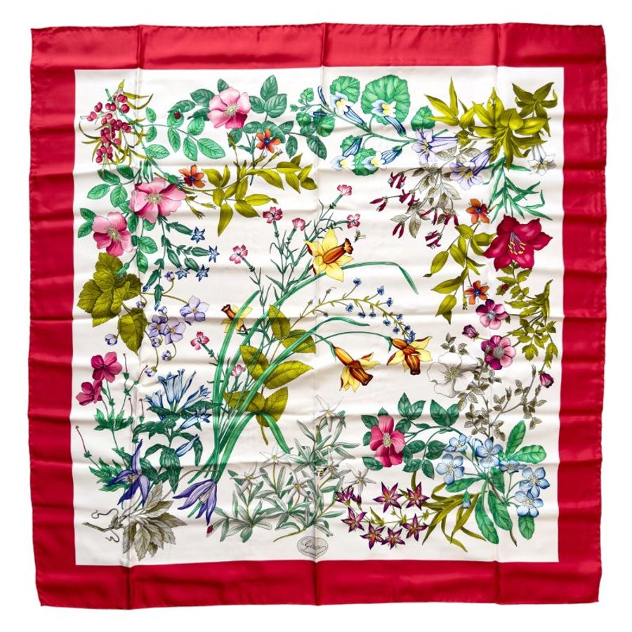 GUCCI Flora 絲巾-0
