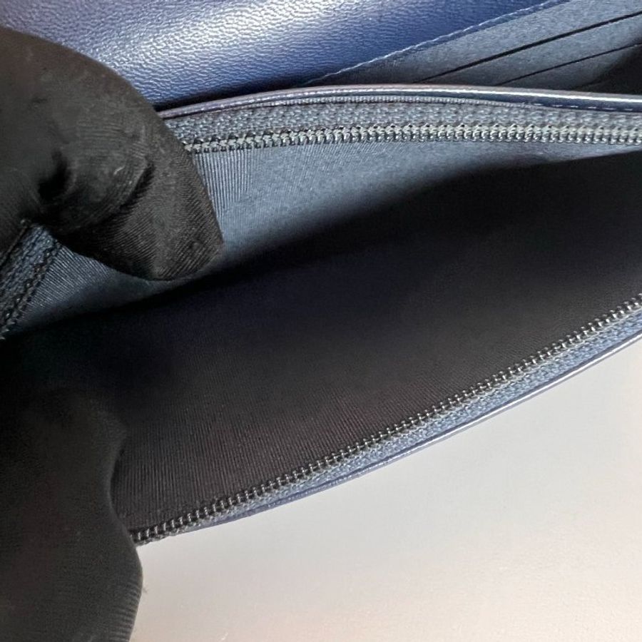 CHANEL TRENDY WOC金鍊包羊皮藍 保卡款29開-7