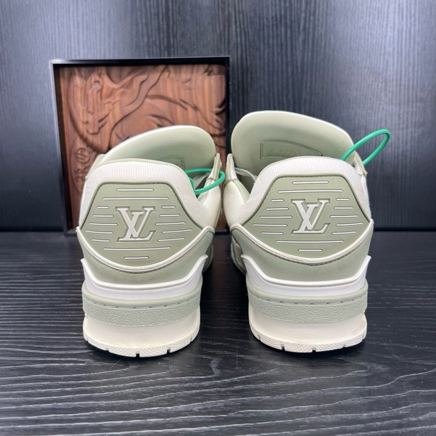 Louis Vuitton路易威登 trainer 淺綠 抹茶色 41 碼-2