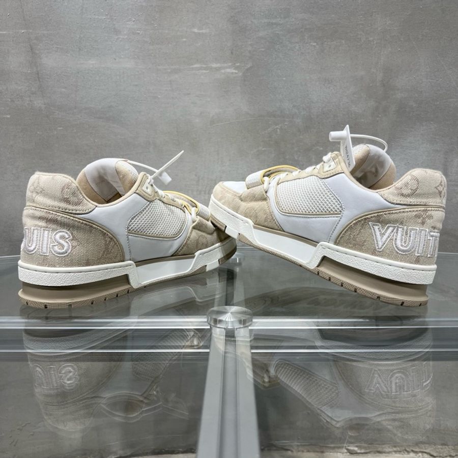 Louis Vuitton路易威登 Trainer 卡其魔術貼 39.5碼-3