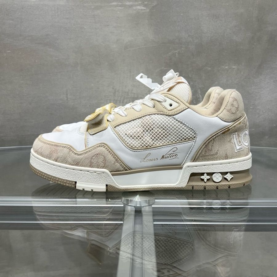 Louis Vuitton路易威登 Trainer 卡其魔術貼 39.5碼-4