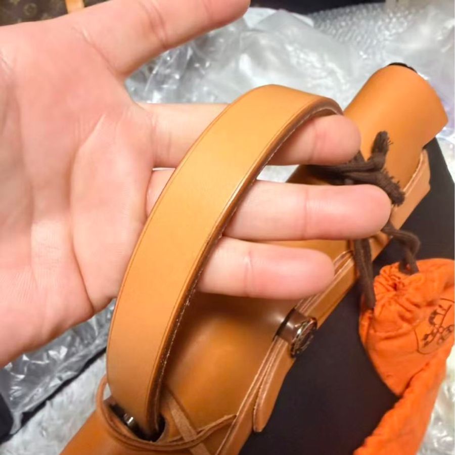 Hermes Herbag 31 棕色皮革(附黑白替換袋)-13