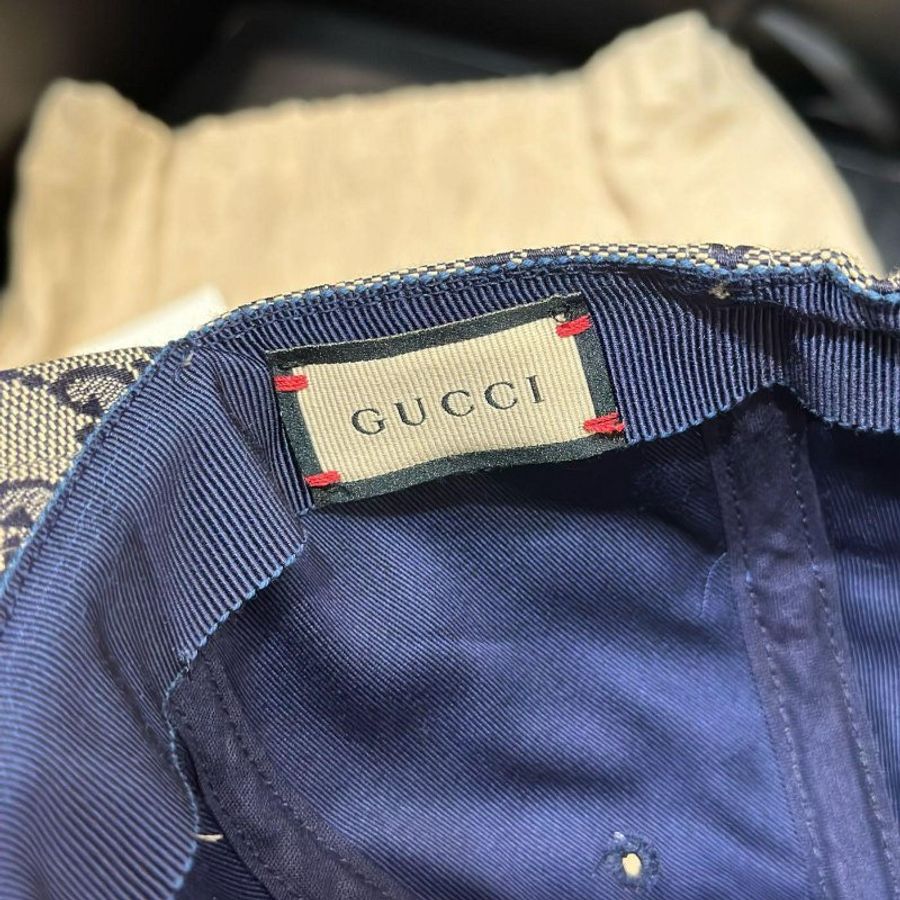 💎Han's house精品服飾💎GUCCI 滿版 老花 帽子 751400 義大利製 男女共穿 現貨 原價15000-7