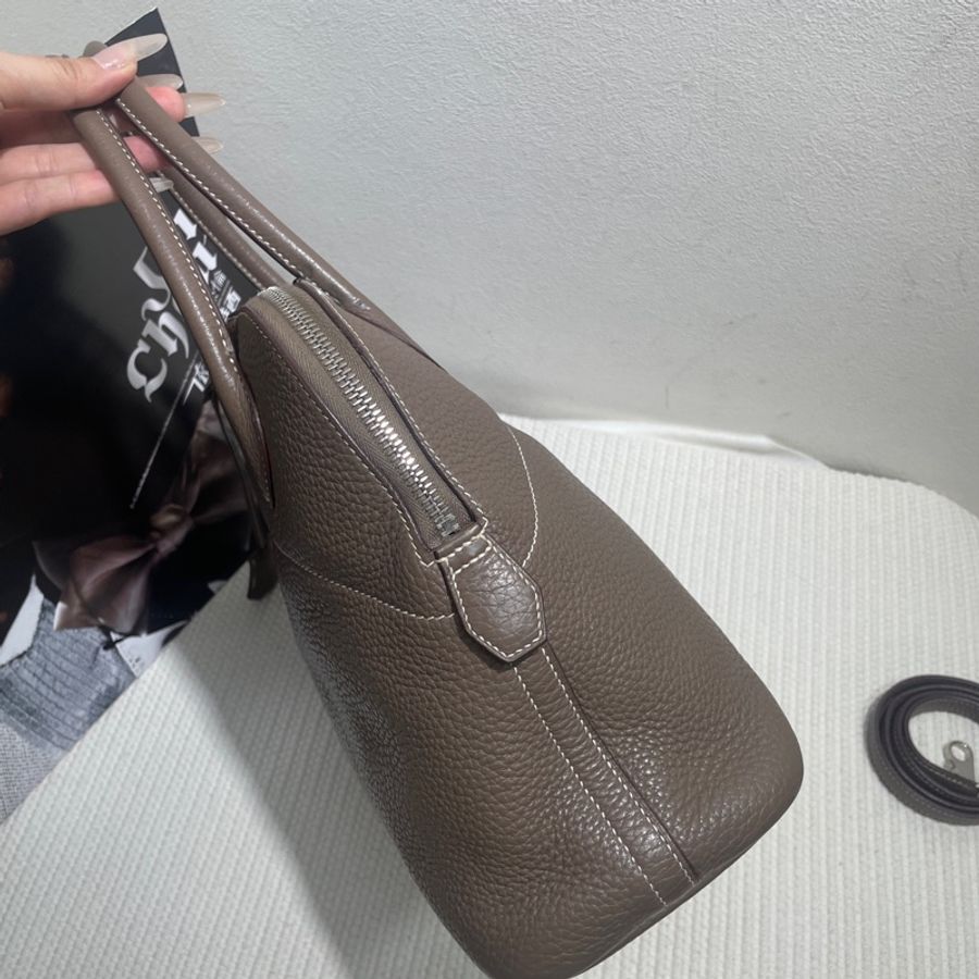 Hermes愛馬仕 bolide 保齡球31 大象灰 togo皮-11