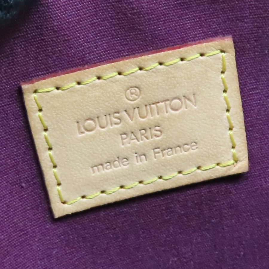 金原棕色花壓紋漆皮 Bellevue PM 手提包 M93584【LOUIS VUITTON LV 路易威登】 M93584-6
