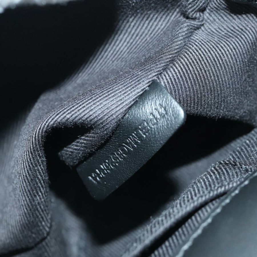 【日本直送】BURBERRY 滾軸鏈條單肩包 皮革 黑色 銀色 正品 am11155V-10