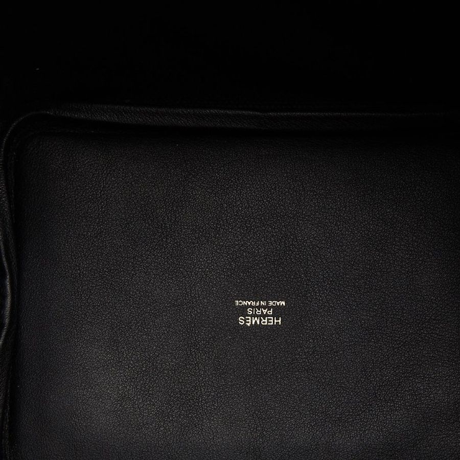 Hermès cargo picotin 18海軍藍拼黑-15