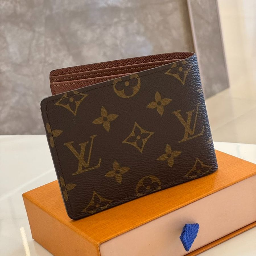 *SHIHNA名牌精品* LV M60895 Multiple 經典老花短夾-1