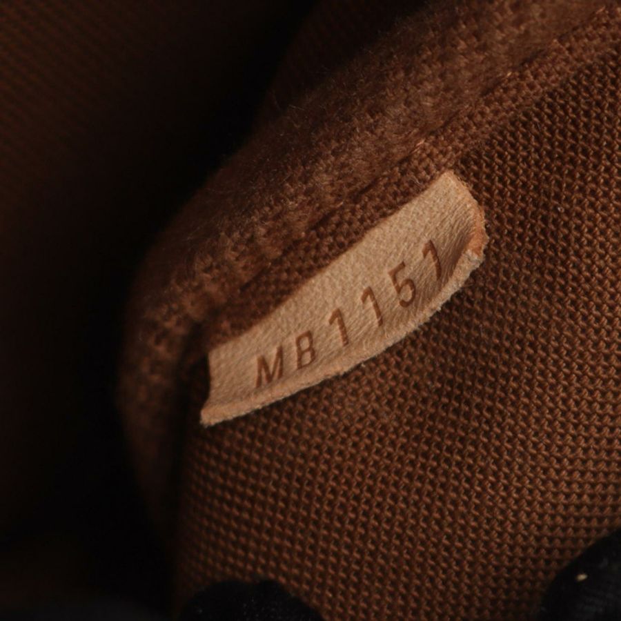 原棕色花帆布Saumur 30肩背【LOUIS VUITTON LV 路易威登】M42256-4