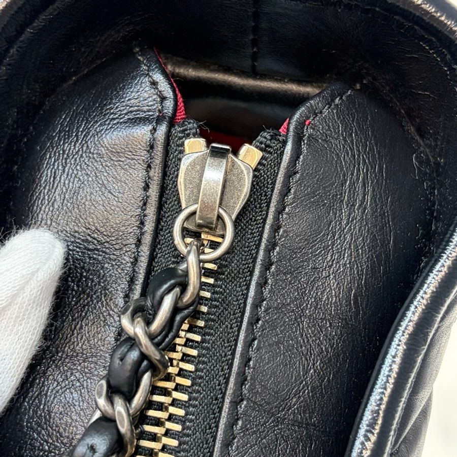 CHANEL A91810 AS0865 gabrielle HOBO 20公分 黑色斜背包流浪包 小號-30