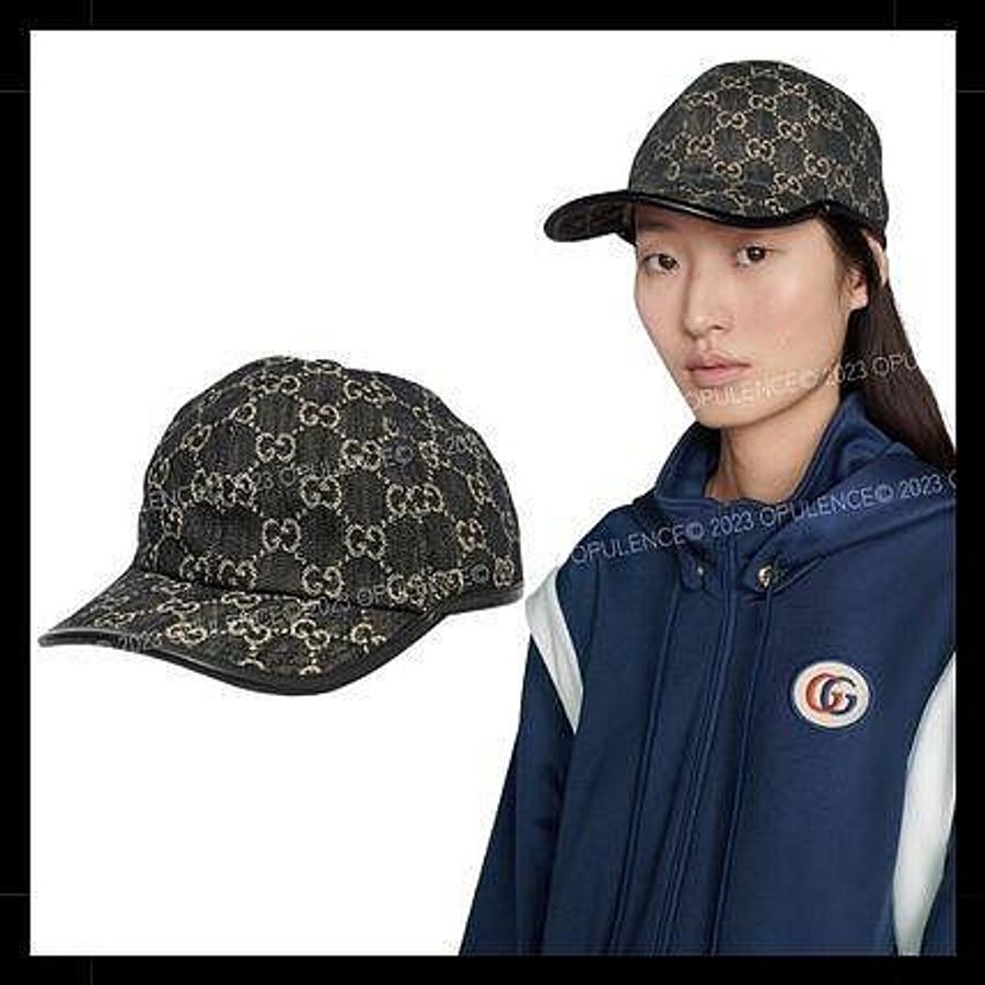 💎Han's house精品服飾💎GUCCI 滿版 老花 帽子 義大利製 男女共穿 656206-4