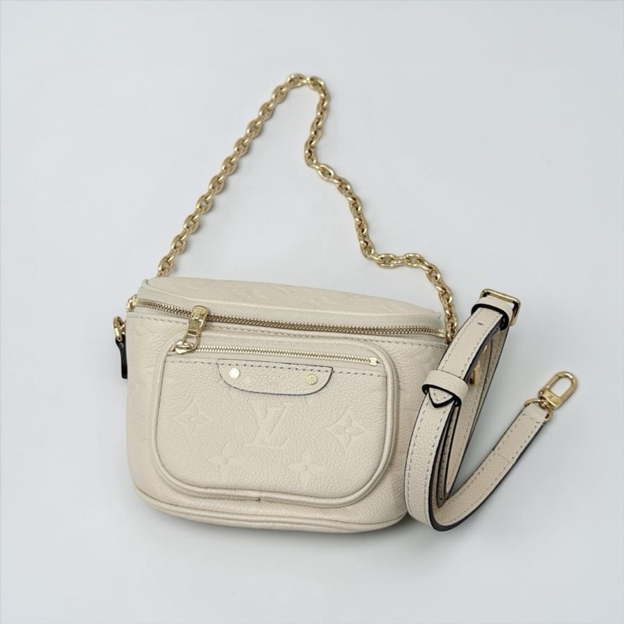 莉亞精品♡ Lv Mini Bumbag奶白色 二手美包-0
