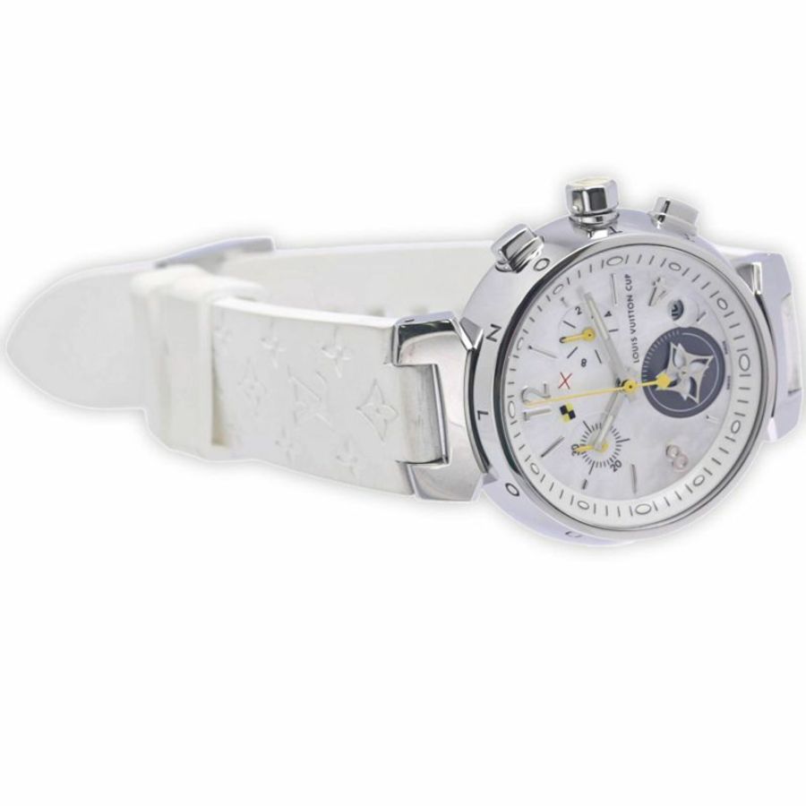 路易威登 Tambour Lovely Cup MM 計時碼錶 Q132C2 女士腕錶 40315-4