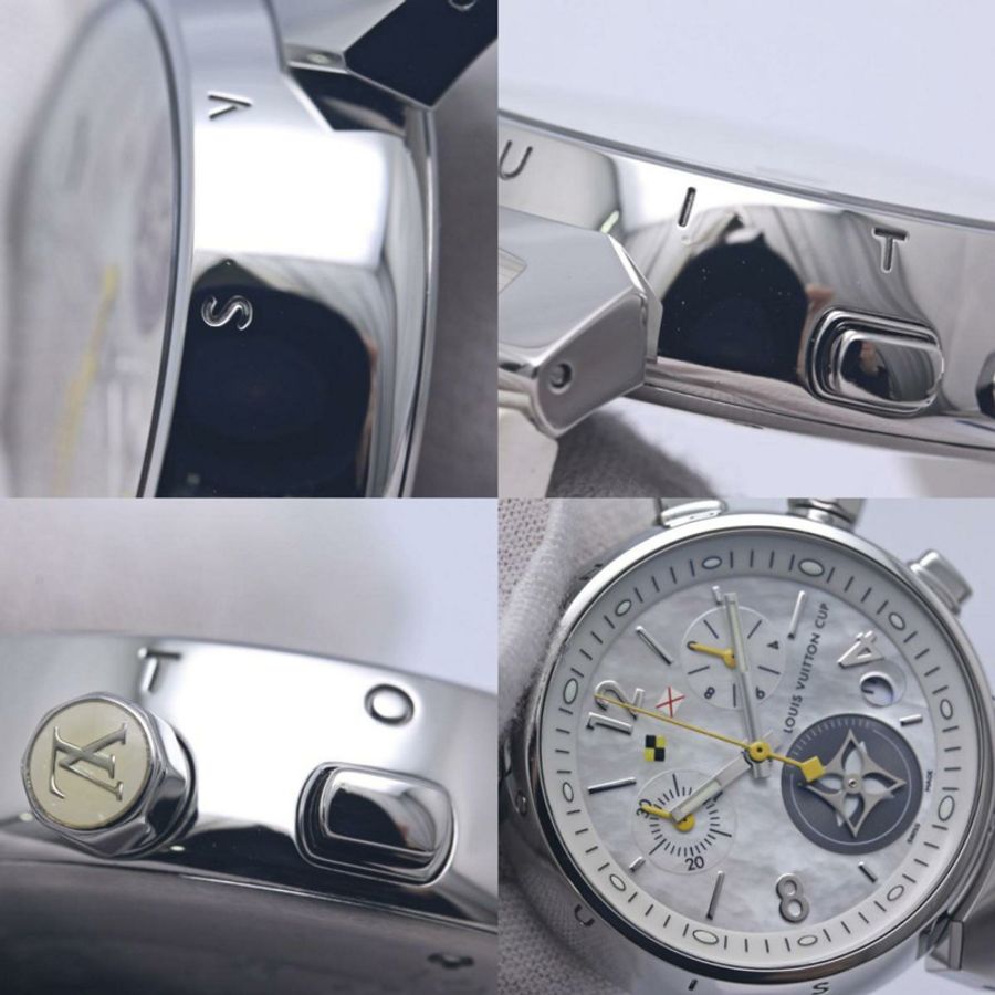 路易威登 Tambour Lovely Cup MM 計時碼錶 Q132C2 女士腕錶 40315-6
