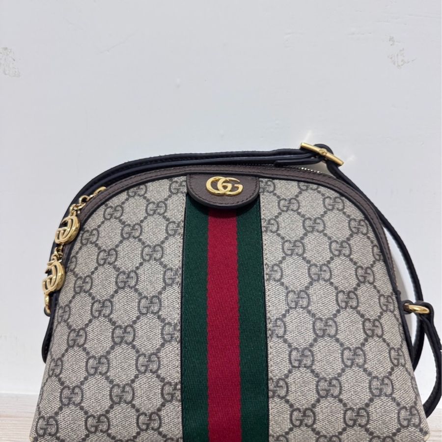 GUCCI-經典緹花Ophidia貝殼包-0