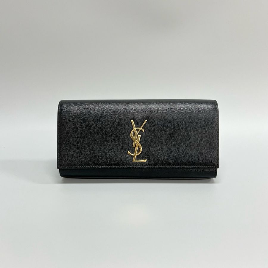 【98新 ✨ 全網最低價!】YSL/聖羅蘭 魚子醬皮 黑金經典款 手拿晚宴包-2