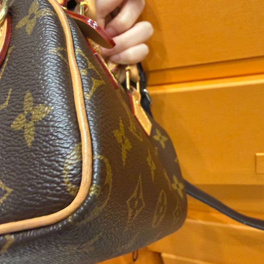 全配2023新款❤️ lv #speedy #nano #老花 #枕頭包-31