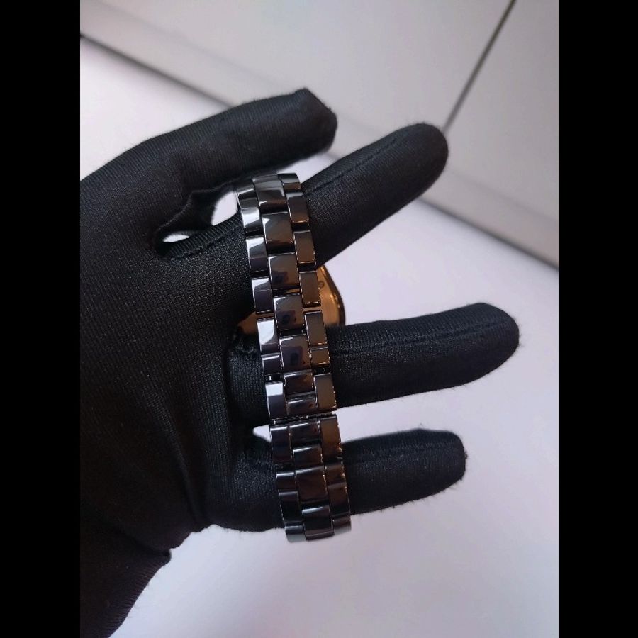 Chanel 黑陶12點紅寶女錶 J12 33MM-5