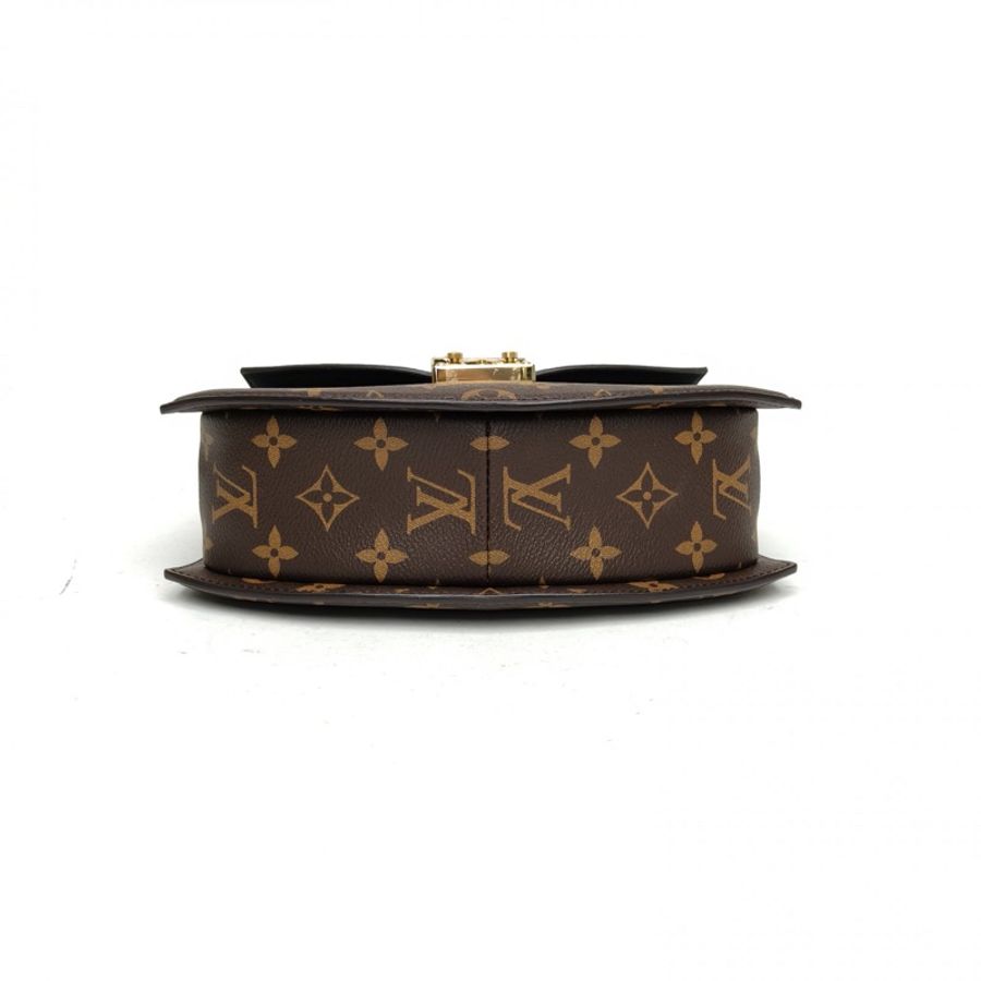 LOUIS VUITTON Tilsitt扇形扇子包拼色PVC金扣晶片老花-3