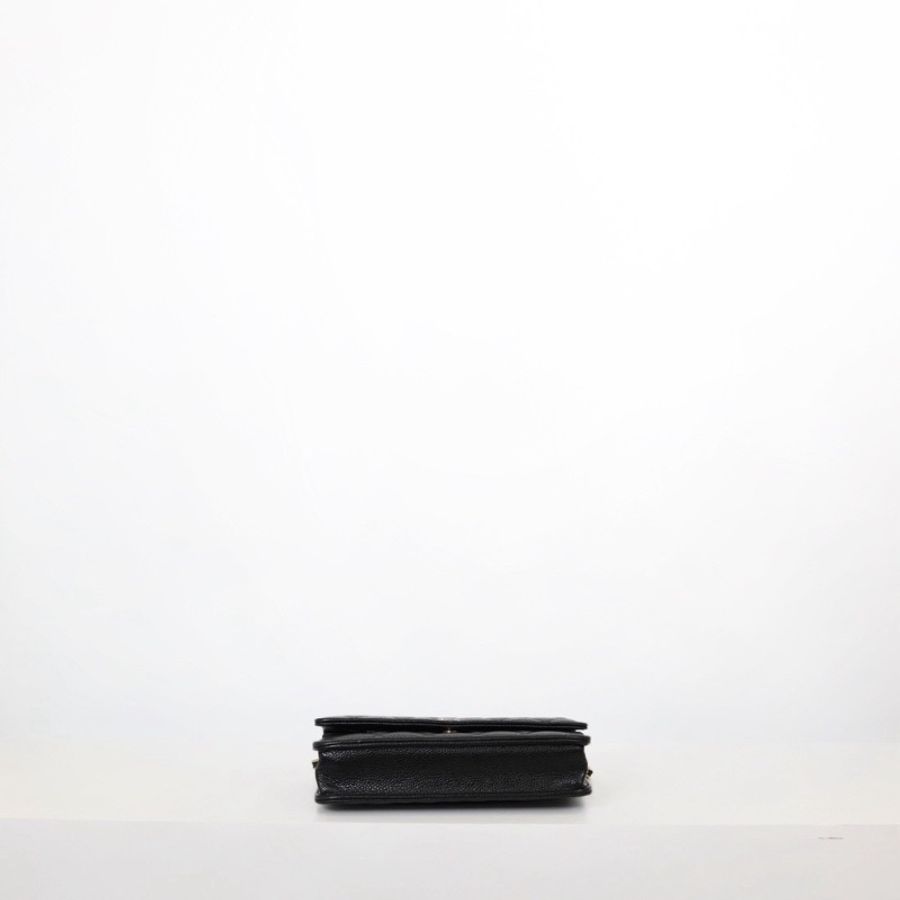 二手Chanel Woc 黑金牛/ 芯片款-8