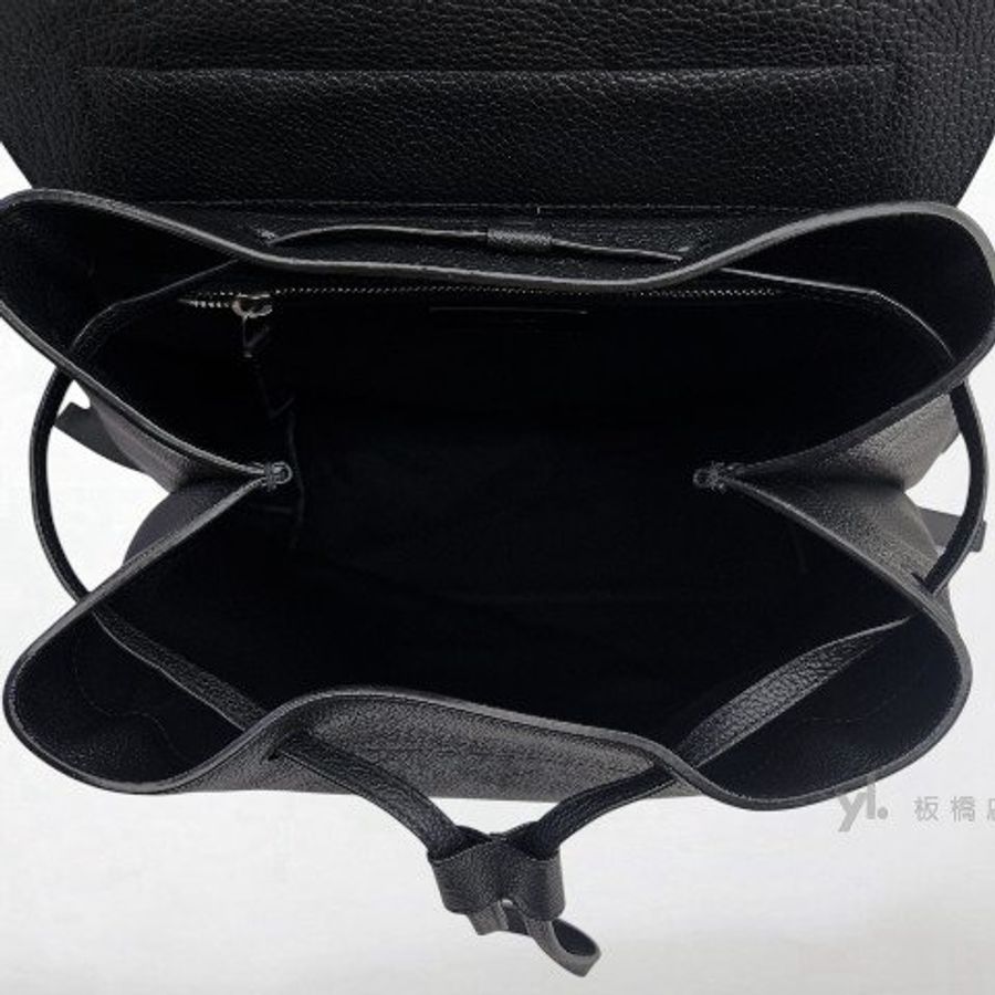 Y2008-YSL Sac de jour黑牛皮後背包 480585-6