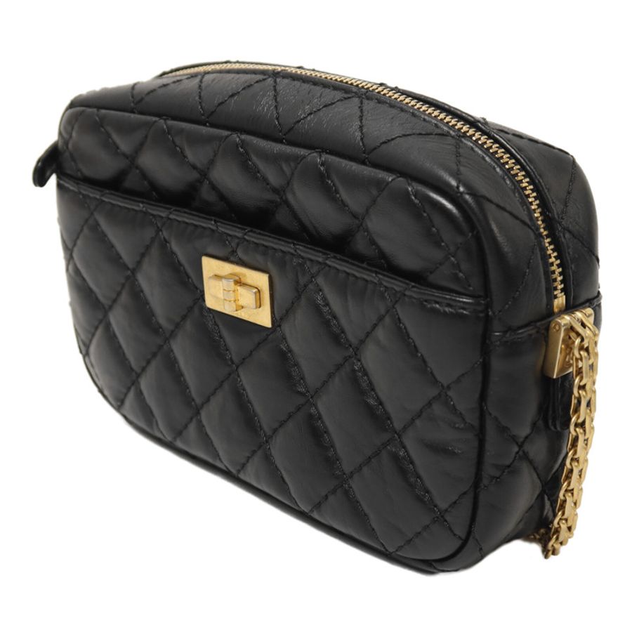 CHANEL 牛皮皮革Small Reissue 2.55 Camera Bag金扣鏈帶肩背袋-2
