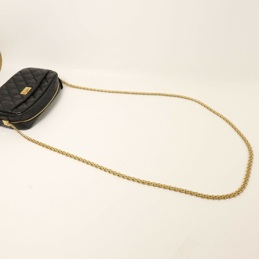 CHANEL 牛皮皮革Small Reissue 2.55 Camera Bag金扣鏈帶肩背袋-8