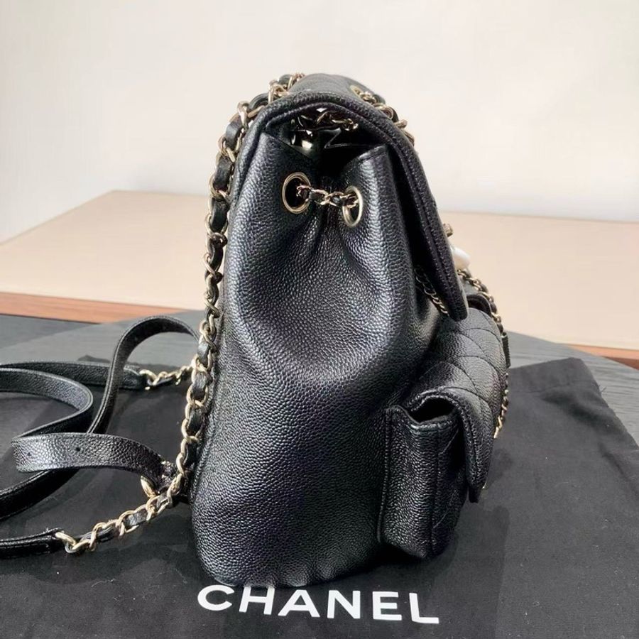 Chanel香奈兒Duma青蛙雙肩包中號23芯片-3