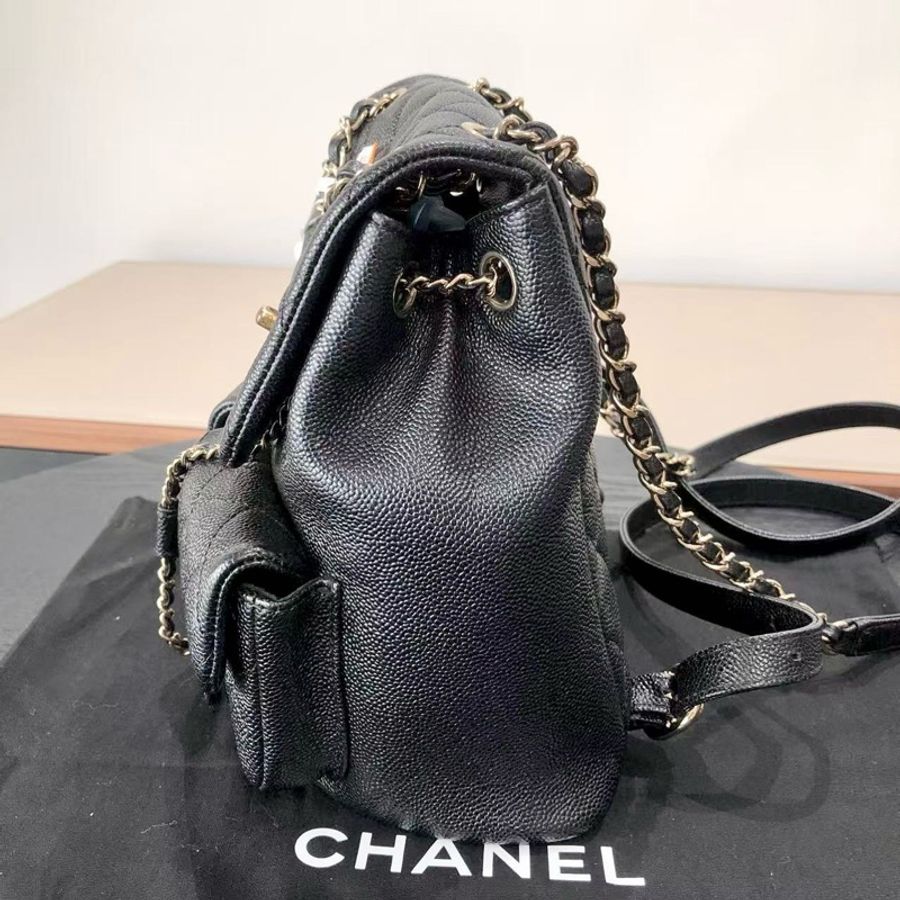Chanel香奈兒Duma青蛙雙肩包中號23芯片-4