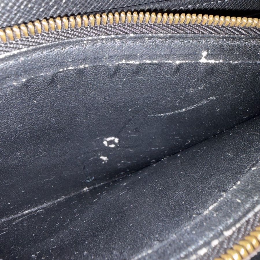 LV M61188 原花老花皮格包邊拉鍊長夾 長夾 皮夾 錢包 銀包-40