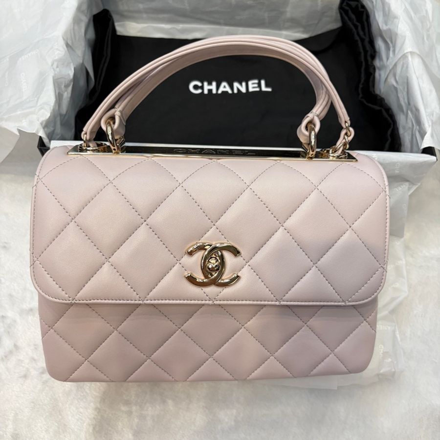 Chanel trendy cc 粉紫色 夢幻色✨💗-0
