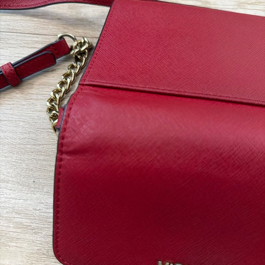 Michael Kors 正紅色迷你肩背包-23