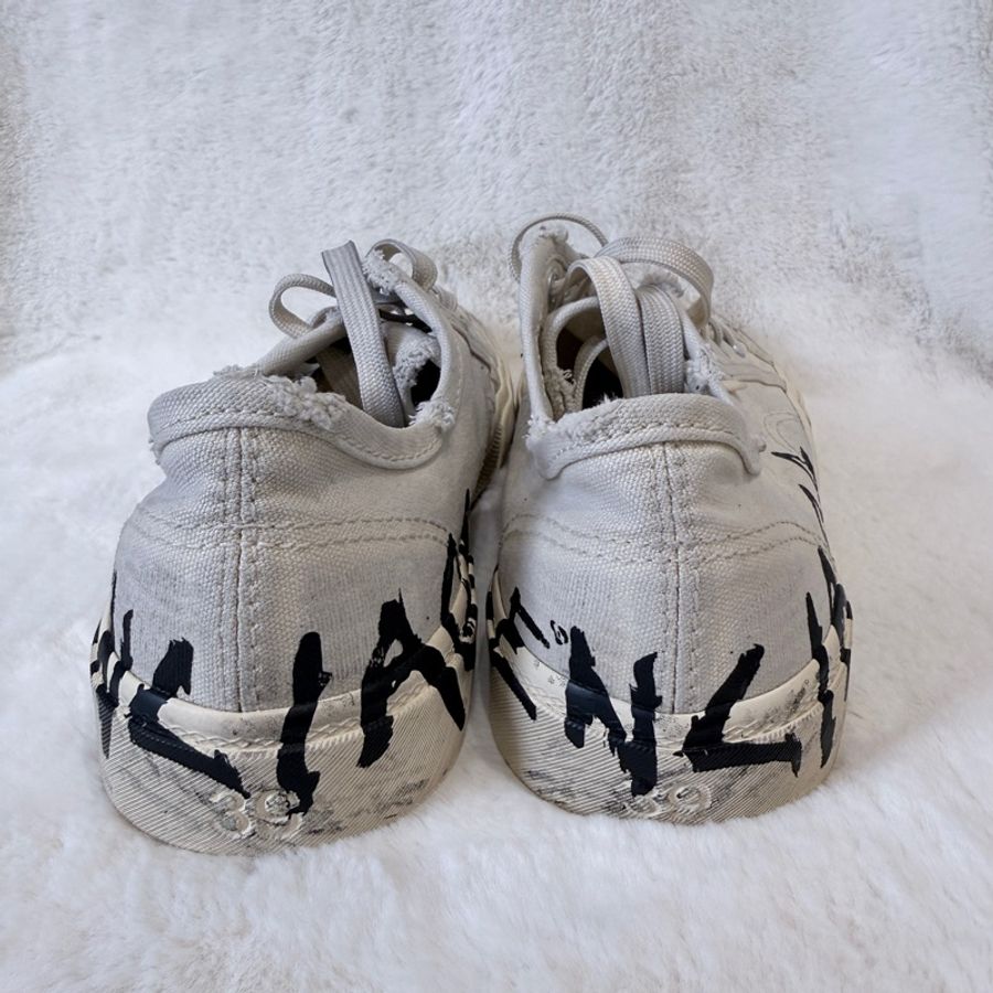 Balenciaga✨塗鴉帆布鞋做舊髒髒鞋休閒鞋 #39-7