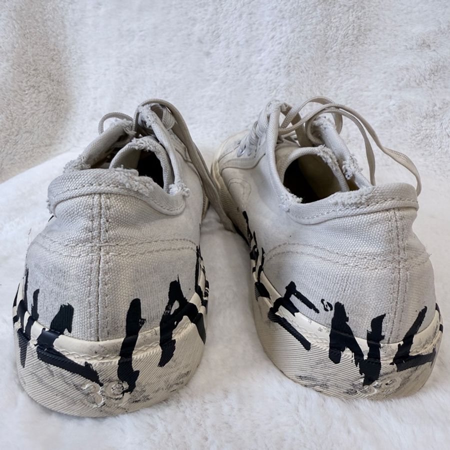 Balenciaga✨塗鴉帆布鞋做舊髒髒鞋休閒鞋 #39-14