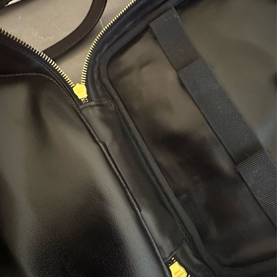 ♦️MYMluxurybag ♦️ Chanel 25cm 黒金 荔枝皮 古董袋 盒子袋 肩背袋 斜拷袋-26