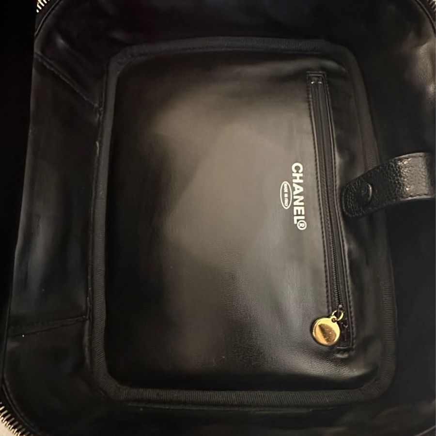 ♦️MYMluxurybag ♦️ Chanel 25cm 黒金 荔枝皮 古董袋 盒子袋 肩背袋 斜拷袋-30
