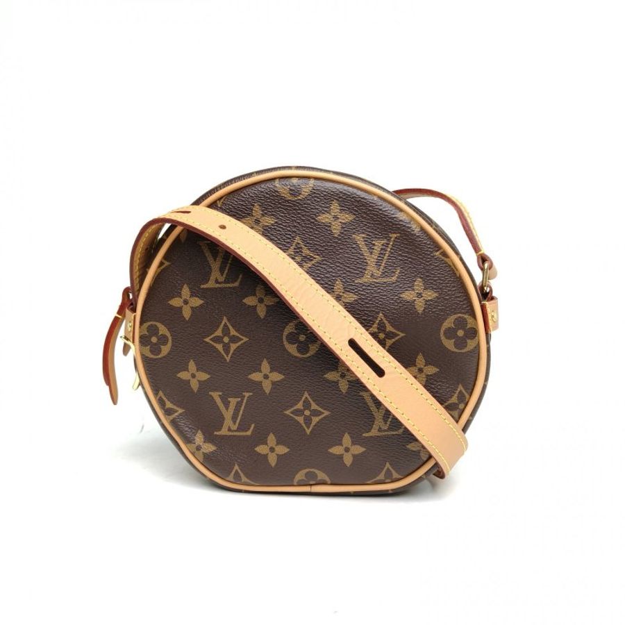 LOUIS VUITTON BOITECHAPEAUSOUPLE軟圓餅小號老花PVC晶片肩背包-0