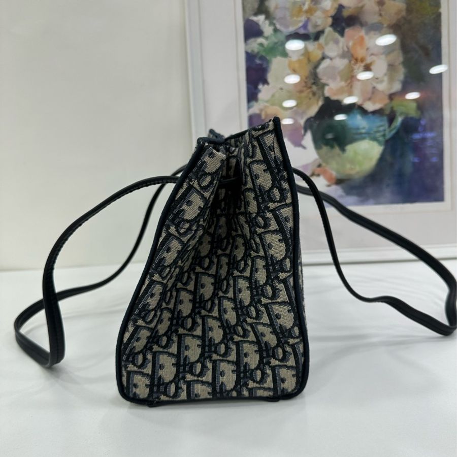 Dior 迪奧 老花蝴蝶結托特包小號 25 有購證尺寸:27*20-4