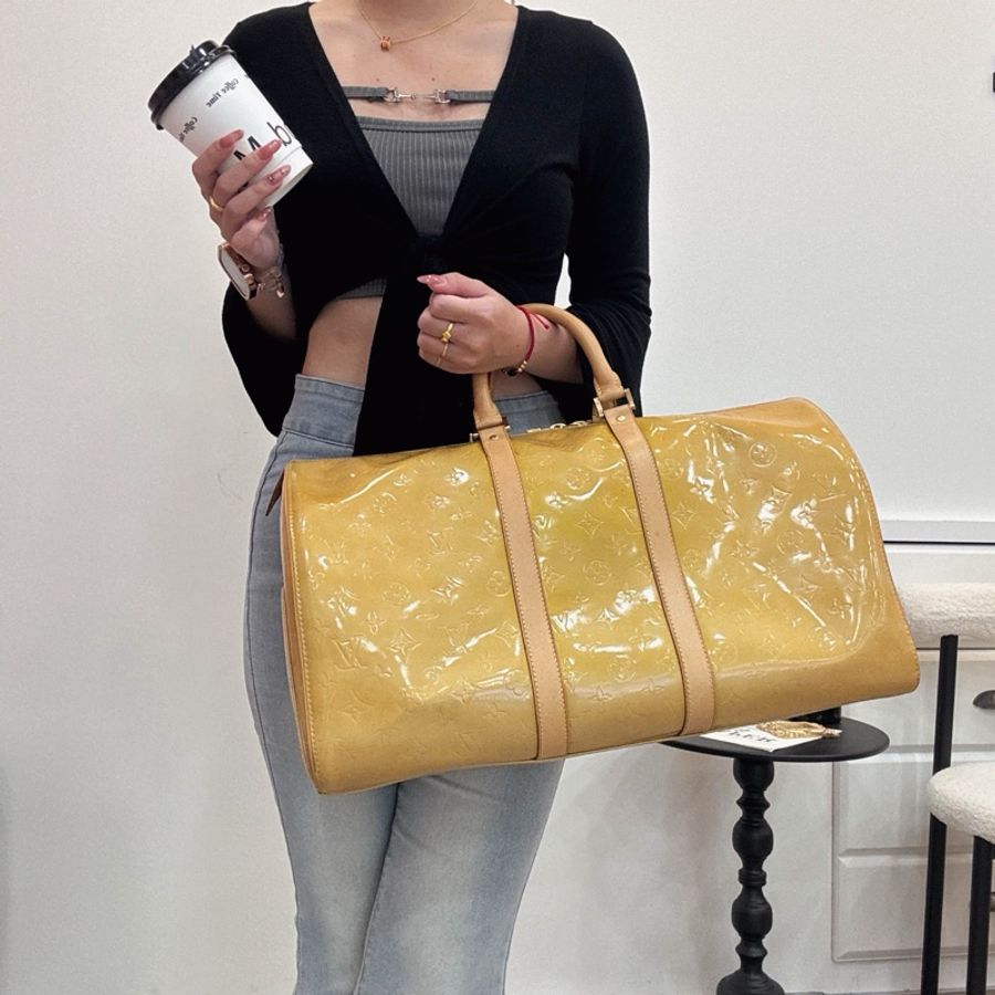 【赫蒂國際精品】 Louis Vuitton路易威登Vernis Mercer Keepall 旅行包 停產系列 vintage-2