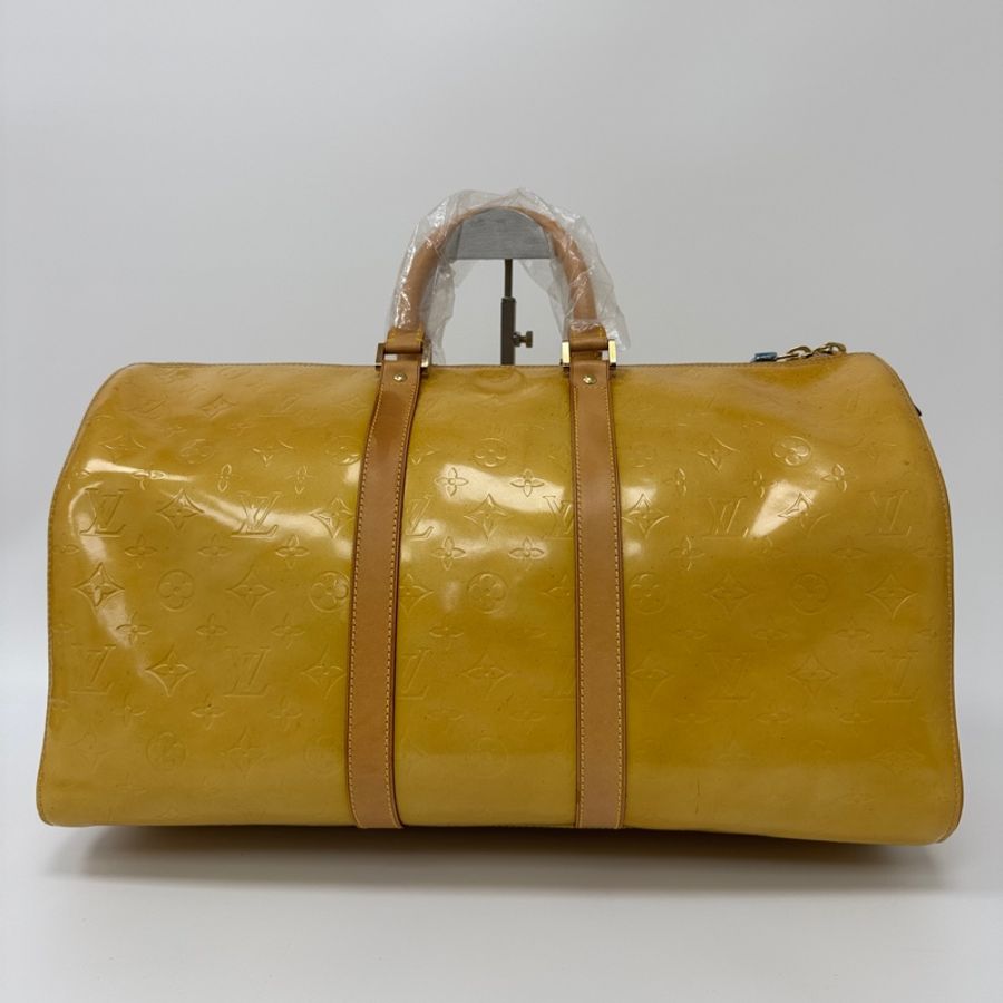 【赫蒂國際精品】 Louis Vuitton路易威登Vernis Mercer Keepall 旅行包 停產系列 vintage-5