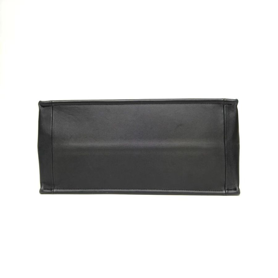 DIOR BookTote中號36黑色牛皮無2023肩背包-4