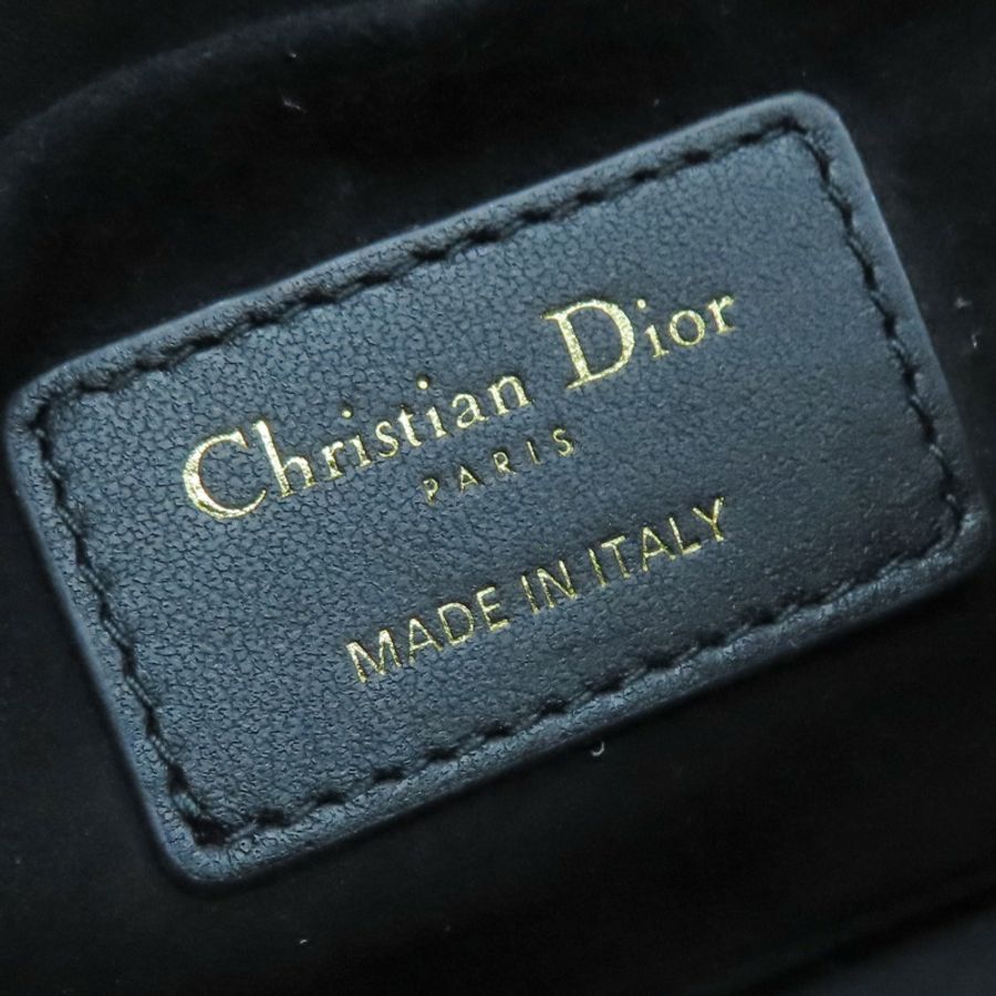 黑色 羊皮 Diortravel Vanity Case 肩背包【Dior 迪奧】 S5488UNTR-5
