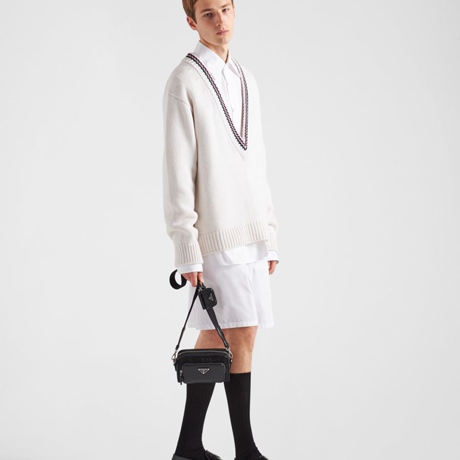 Prada 男士 logo標識單肩包均碼碼18cm*5cm*11.5cm-2