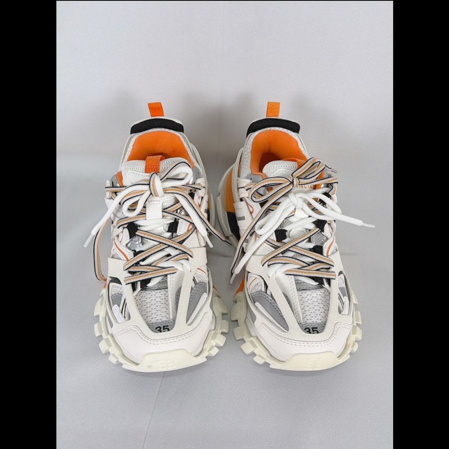 莉亞精品♡Balenciaga 白橘track 尺碼35 近新閒置-1