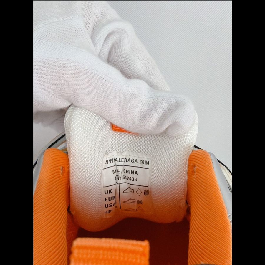 莉亞精品♡Balenciaga 白橘track 尺碼35 近新閒置-7