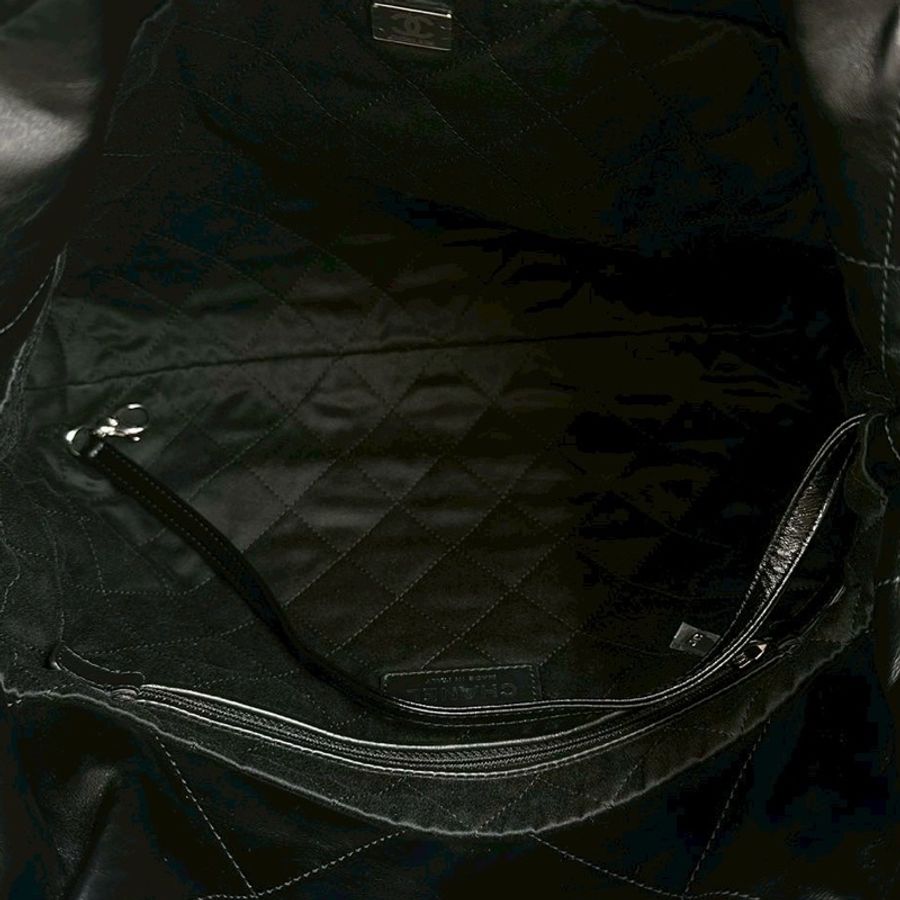 CHANEL香奈兒22bag SoBlack中號芯片款 24年閒置-13