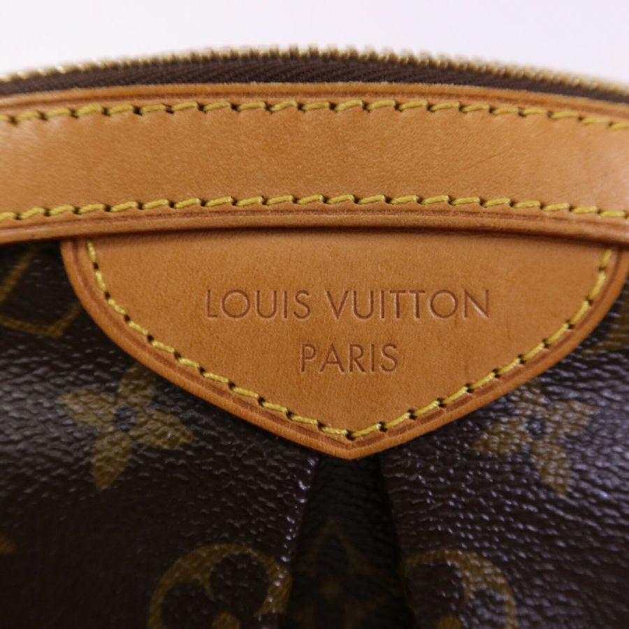 LOUIS VUITTON Monogram Tivoli PM金扣手挽袋-14