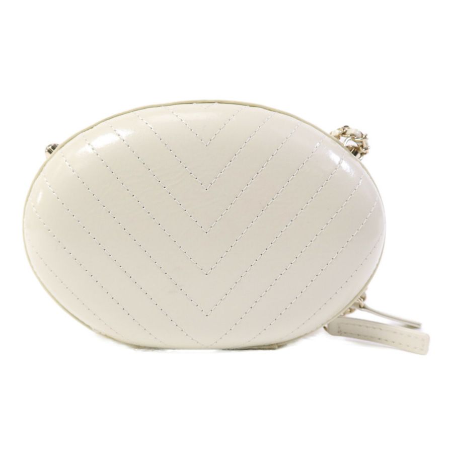 CHANEL 牛皮皮革La Pausa Evening Bag金扣鏈帶肩背袋-1